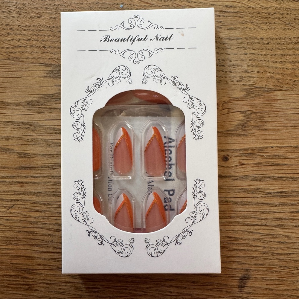 Press on nails.
